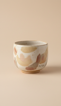 Parchment-Wrapped Amber Candle